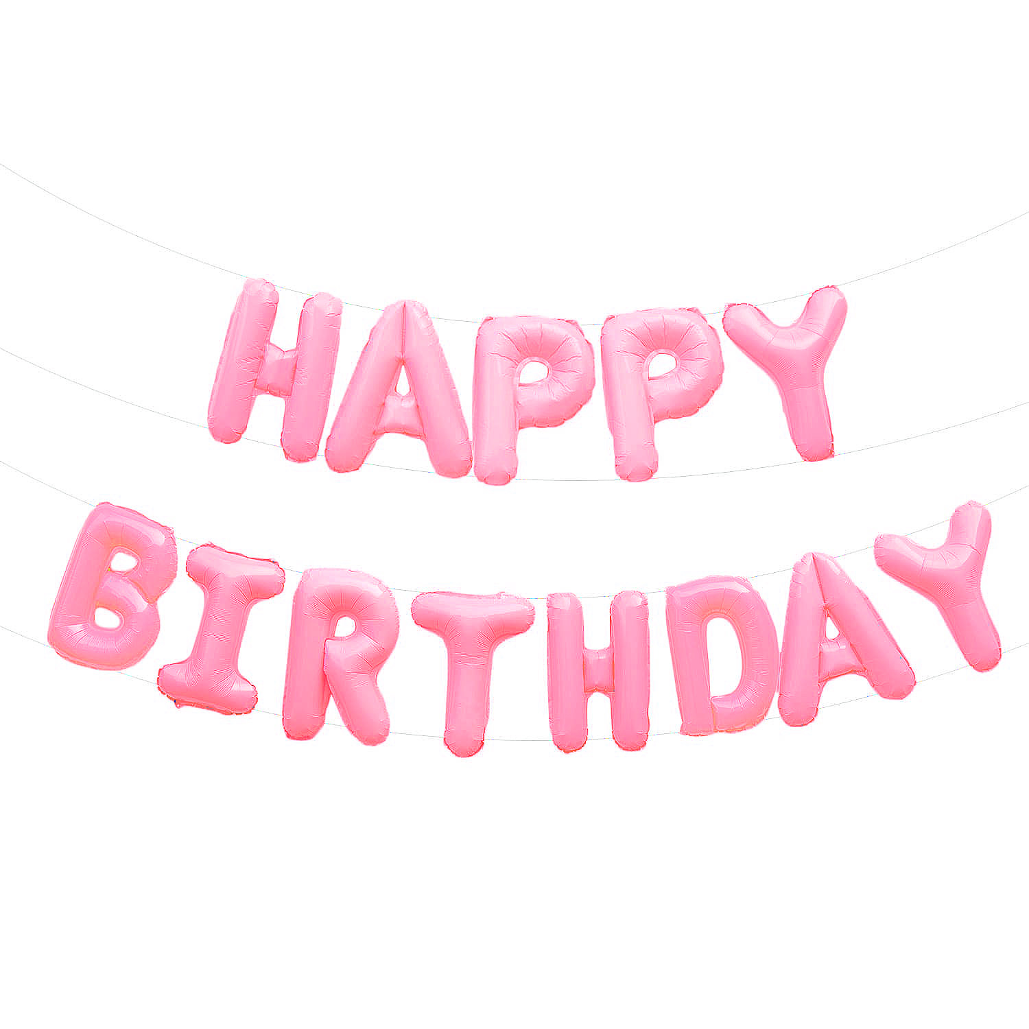 Happy Birthday Girlande Wimpel Banner 2,2m Farbmix Geburtstag Feier Party Deko